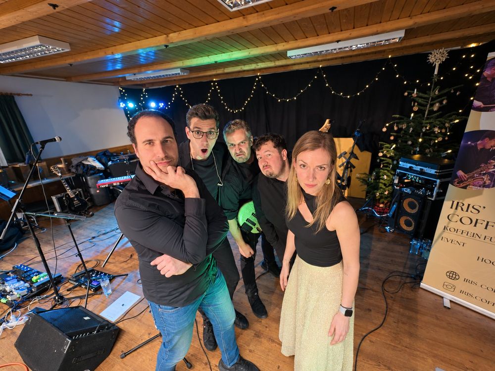 Iris' Coffeeshop live bei einer Weihnachtsfeier
